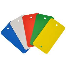 Metalen labels (per 100 stuks)